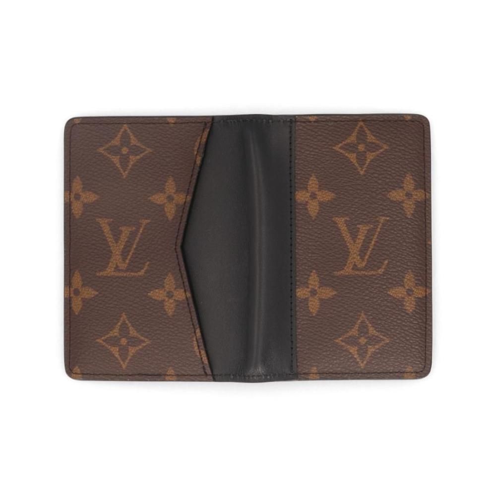 Louis Vuitton Organizer De Poche Card Case Monogram Macassar Brown Black - Picture 5 of 5